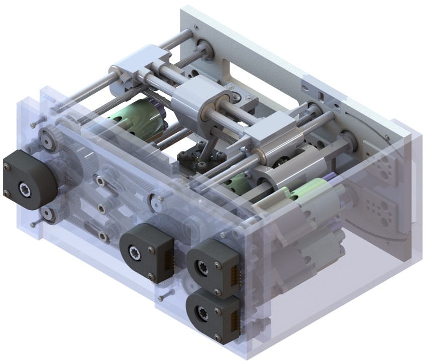 Body-mounted MR-conditional robot